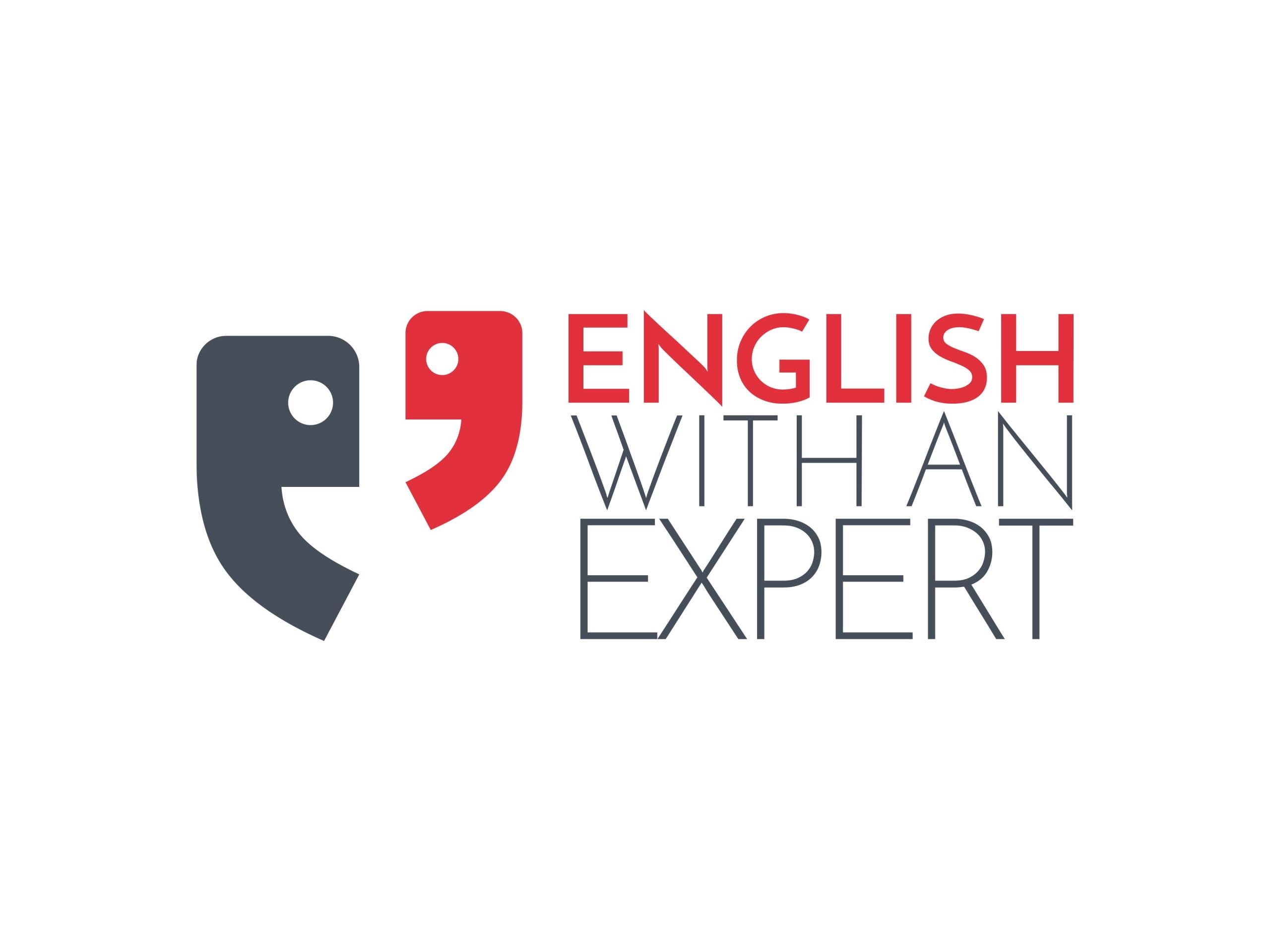 English With An Expert Logo Design