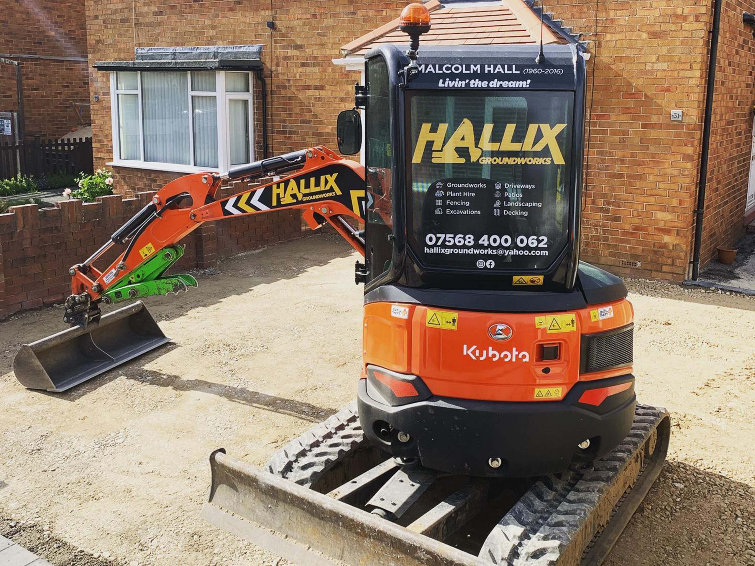 Hallix Groundworks Harrogate Vehicle Livery