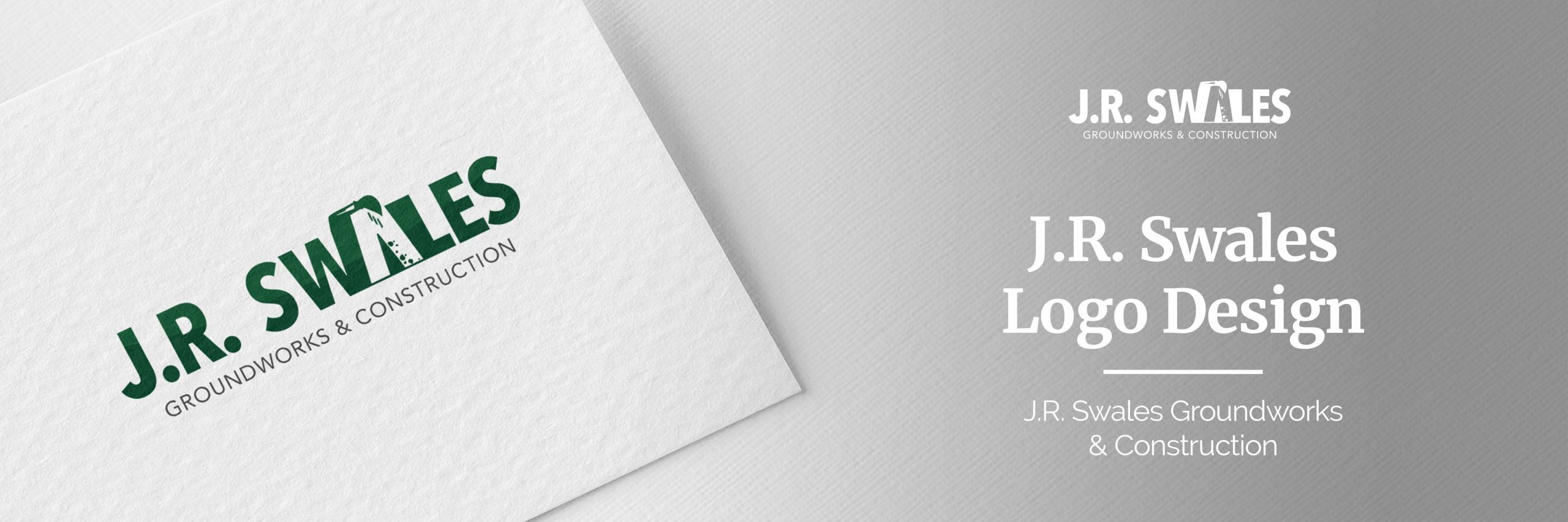 JR Swales Groundworks Harrogate Logo Design